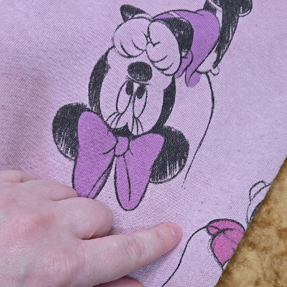 Disney Minnie Mouse Pink Sweatshirt Girls Small - Picture 8 of 10